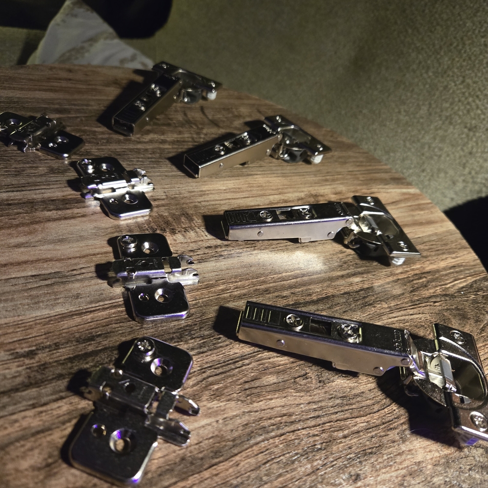 Silver Metal Hinges